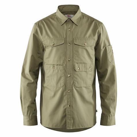 Fjallraven Men Övik Shirts Green PH317000 Philippines